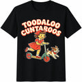 Black Toodaloo Cuntaroos Funny Scooter Girl Spring Summer Cotton T-Shirt - Black