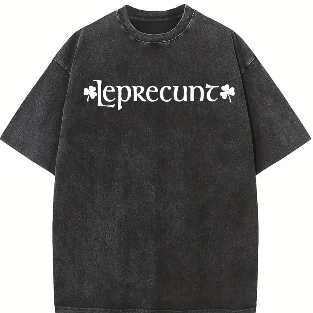 Leprecunt Women's Baby Tee - LEPRECUNT St. Patrick's Day Women's Baby Tee - Leprecunt Shirt, Funny Irish Graphic Tee for Women