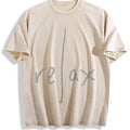 Lelax Vintage Washed T-Shirt - Beige