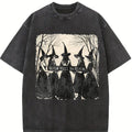 Girls Will Be Girls Halloween Witches Tshirt, Witchy Vibes Tees, Halloween Gift for Women , Oversized Tee Top Womenswear
