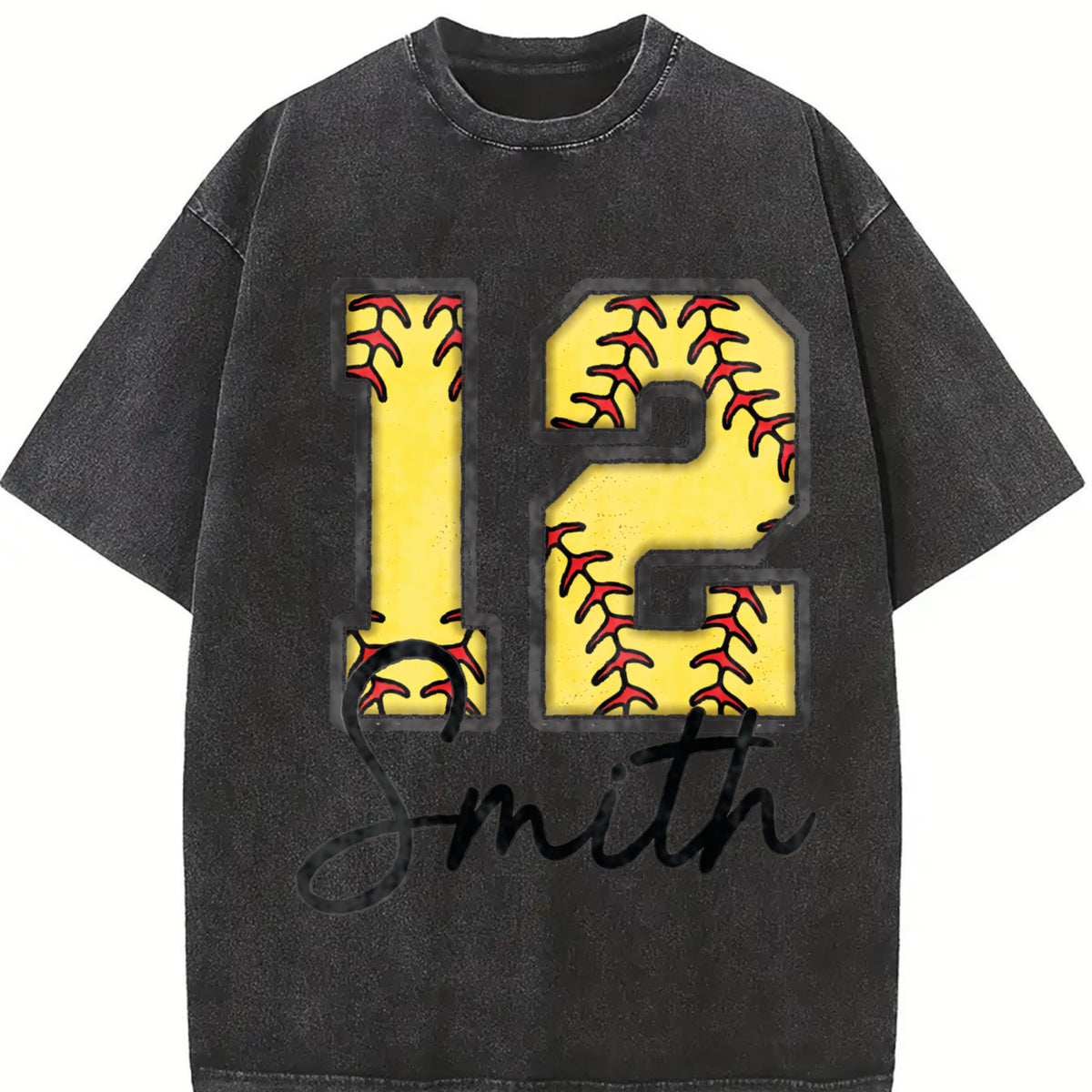 [Custom] Softball Pocket Shirt, Softball Comfort Colors, Personalized Softball Number Shirt, Softball Gift, Softball Fan Tee, Sports Mom tee