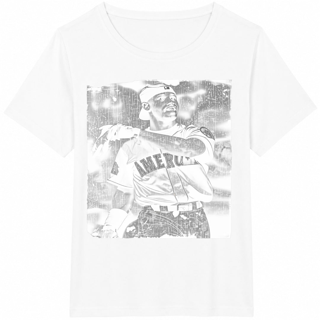 Ball - Ken Griffey Jr Maruuma Birthday Couple Diy Cotton T-Shirt - product view