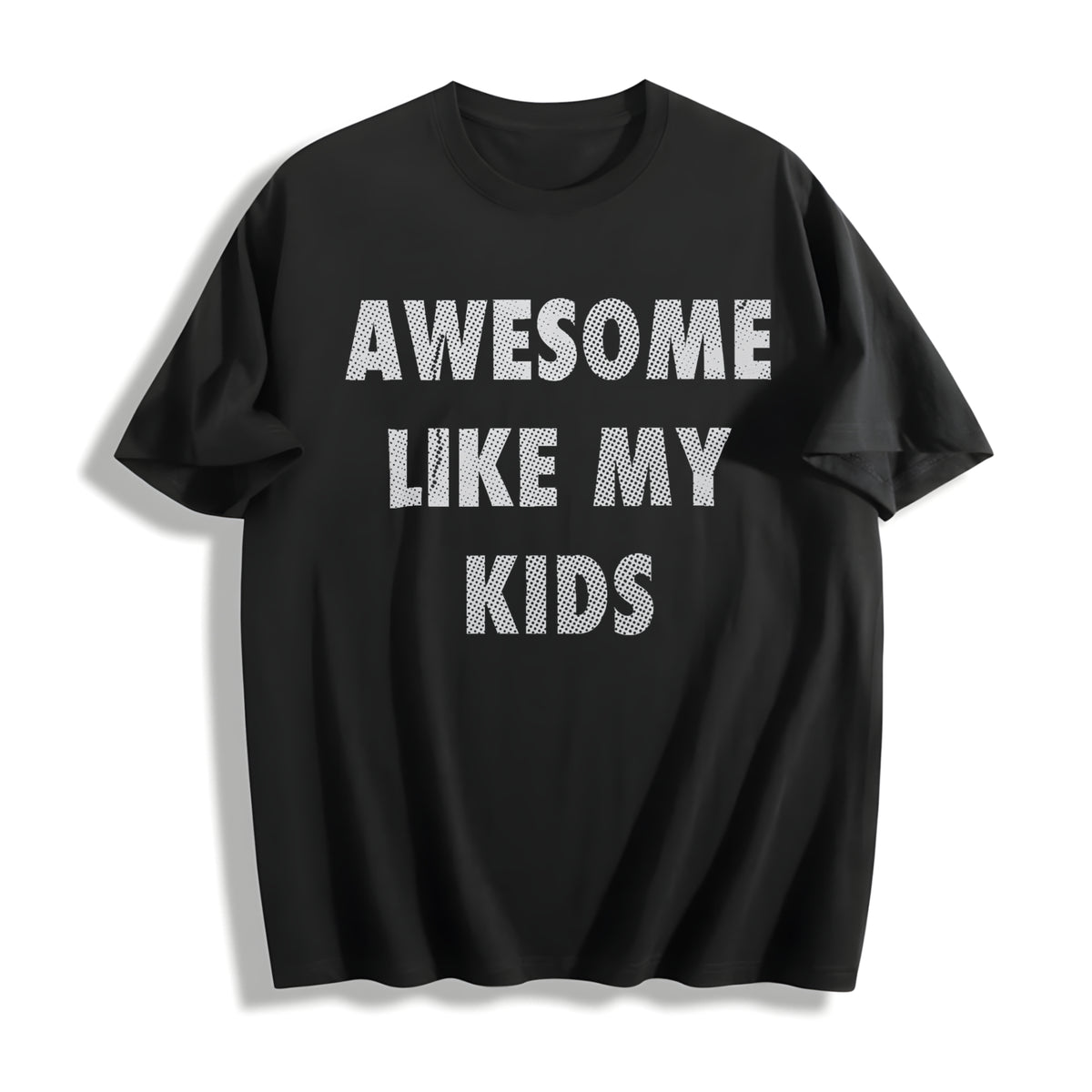 Funny Awesome Like My Sarcastic Parent For Funny Cool Classic Cotton T-Shirt - Black