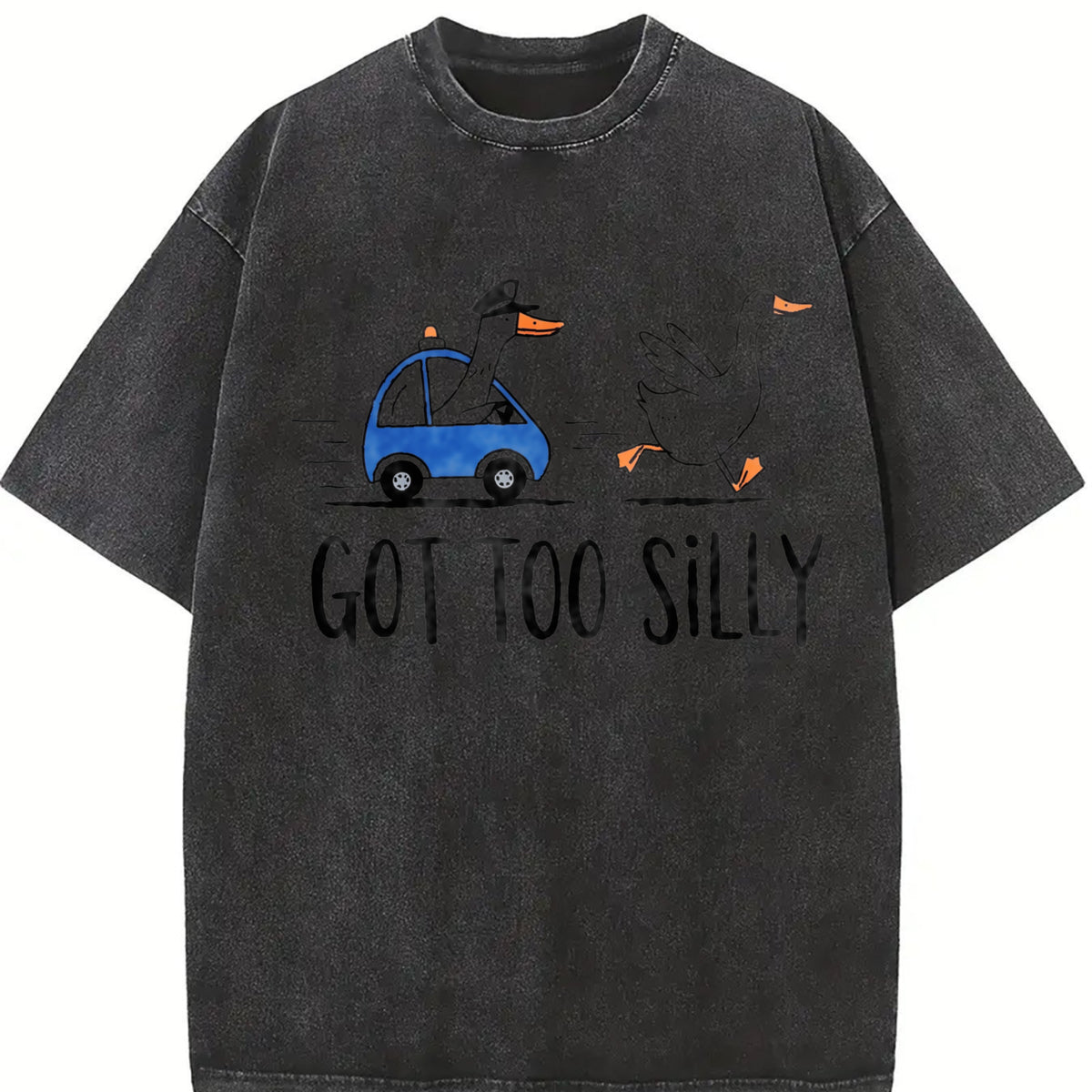 Got Too Silly Goose Matching Father & Son Vintage Washed T-Shirt - product view