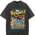 Comfort Colors Funny Momma Ducks and Babies Respect The Locals Shirt, Magic Kingdom Tee, Cute Animal Lovers Gift, World Family Trip Outfit