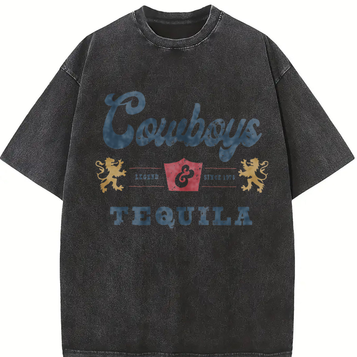 Comfort Colors Cowboys and Tequila T-Shirt, Western Shirt, Barbecue Party Tee, Cricut & Silhouette