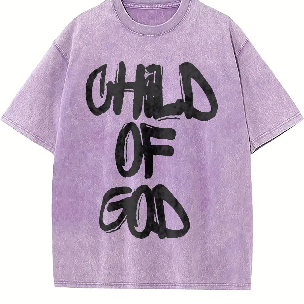 Child Of God Graffiti Vintage Washed T-Shirt - product view