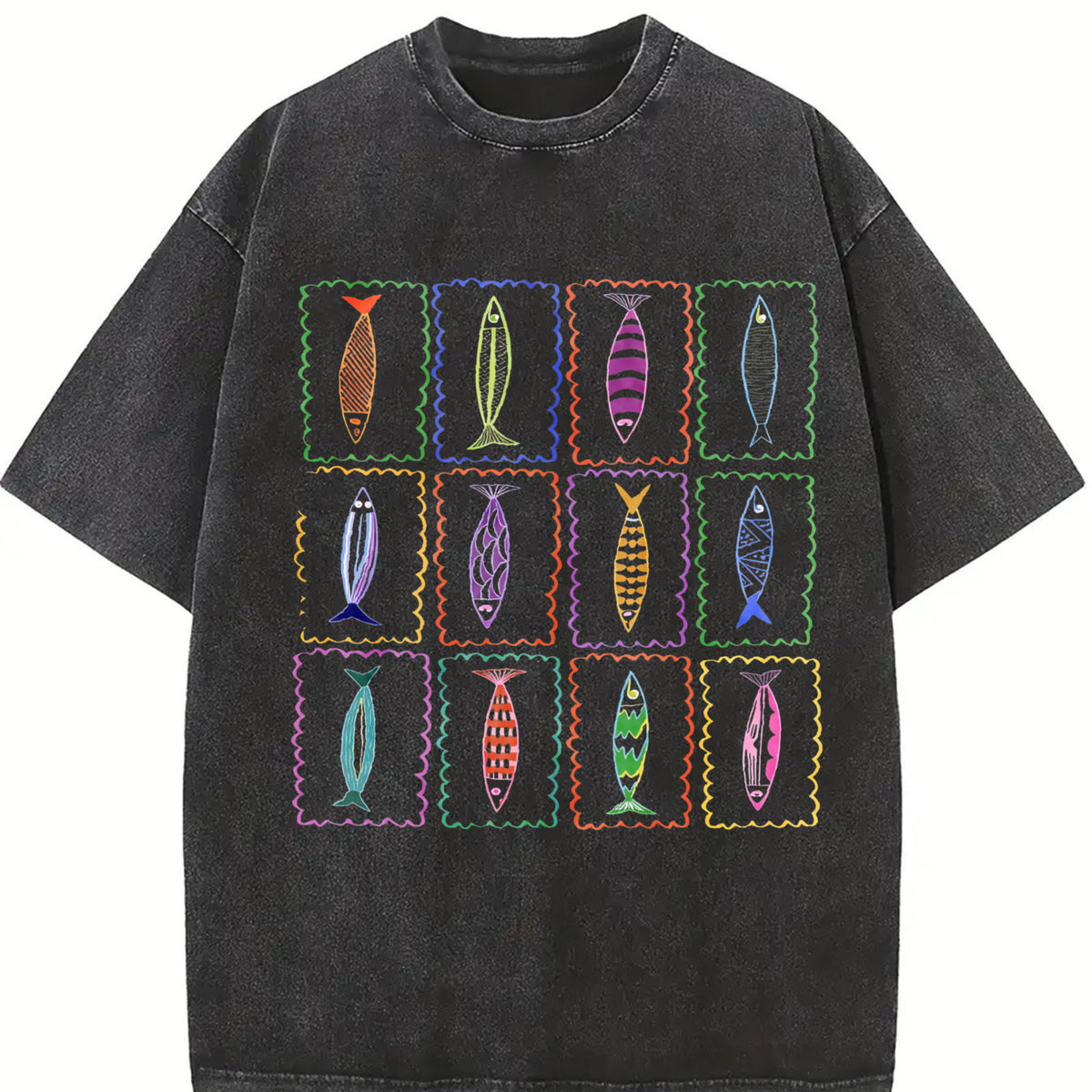 Comfort Colors Sardines Tin Fish 90s Shirt Tomato Girl Tee Ocean Oversized Trendy Graphic Tshirt Summer Coastal Grandma Fisherman Aesthetic