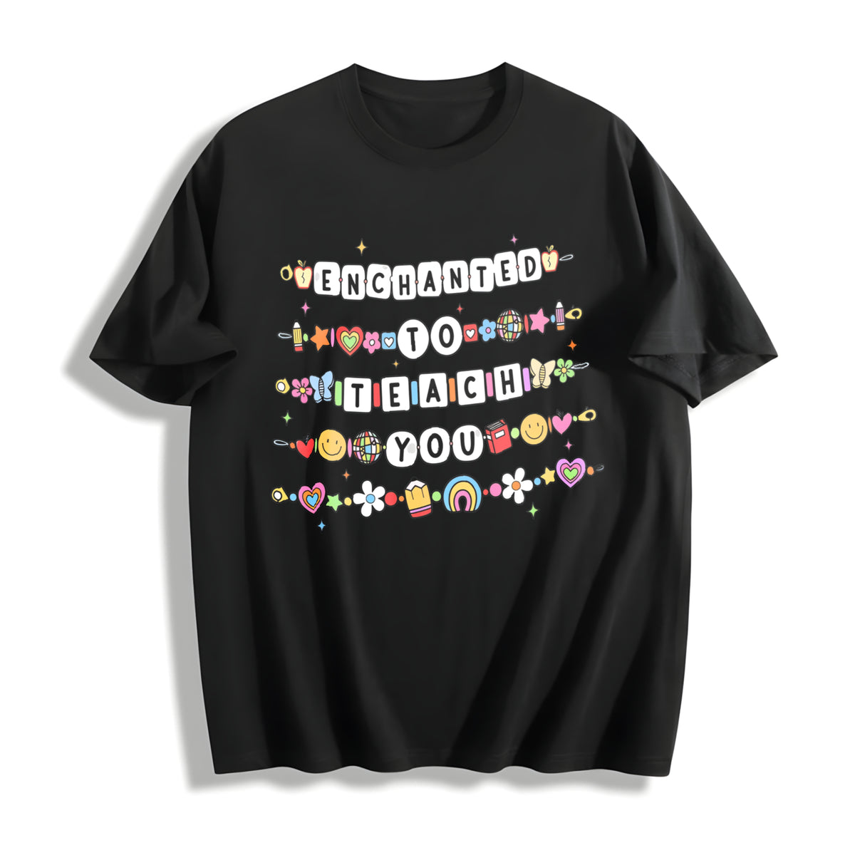 Teacher Cotton T-Shirt - Black