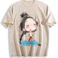 Compatible Vintage Washed T-Shirt - Beige