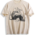 Mouse Thinking Vintage Washed T-Shirt - Beige