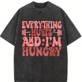 Everything Hurts And I'm Hungry Shirt, Workout Gym Shirt, Gym Club Comfort Color Shirt, Gym Lover Tshirt, Gym Weightlifting Shirt, Pump Gym Lover Tee