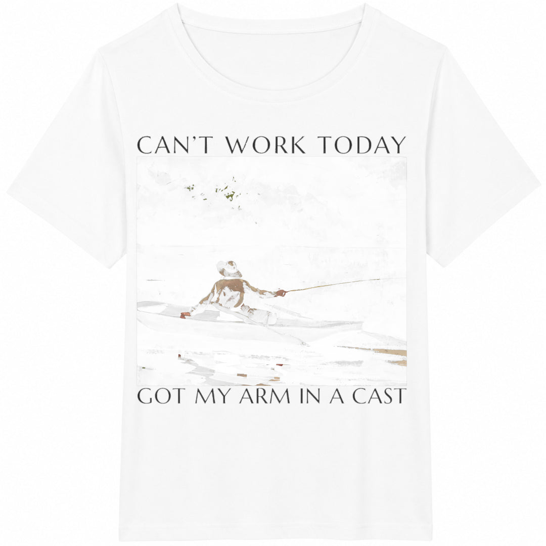 Funny Fishing Cotton T-Shirt - product view