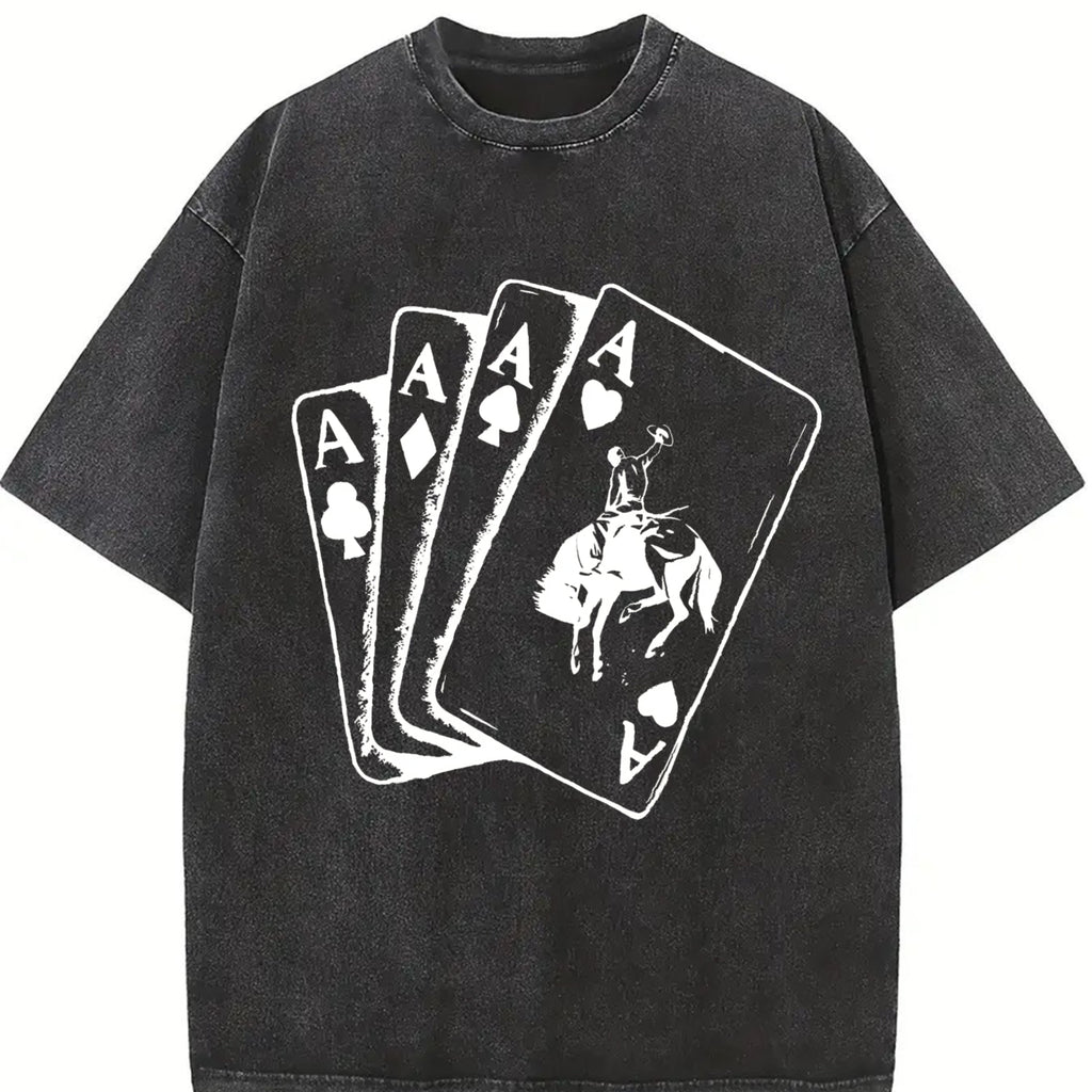 Comfort Colors Ace Card Cowboy Shirt,Playing Card Shirt, Poker Card Games Shirt,Country Girl Shirt,Western Shirt,Country Shirt