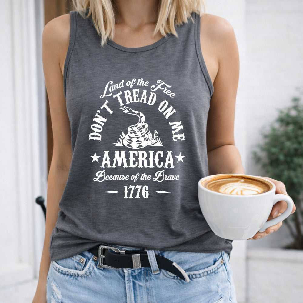 America Land Of Free Women's Tank Top - product view