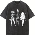Halloween Spooky Girl Squad Tshirt, Skeleton Ghost Pumpkin Tee, Witchy Fall Shirt, Retro Trendy Halloween Graphic Tee