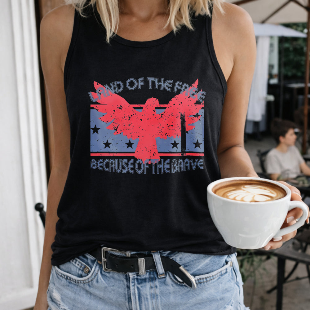 USA Women's Tank Top - Black