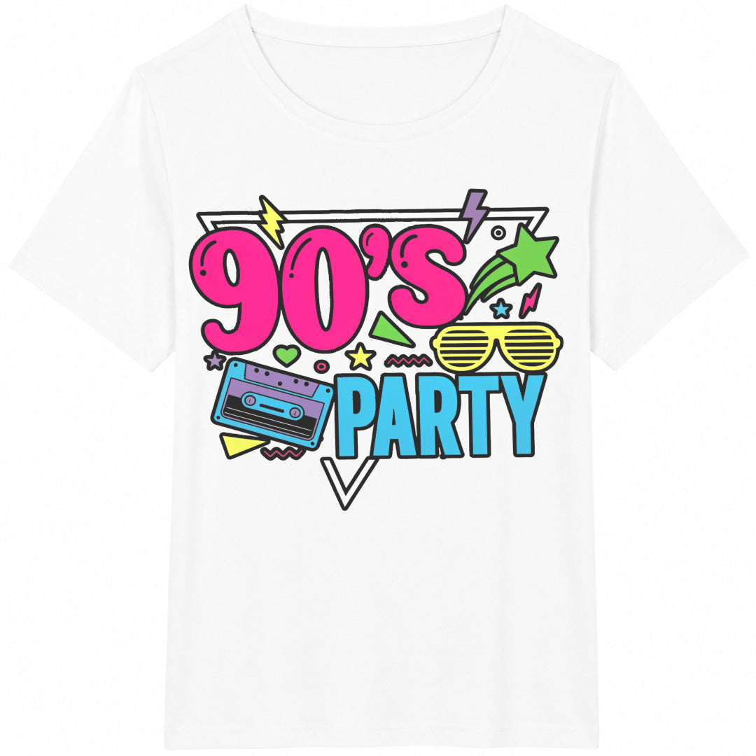Inspirational Quote & Vibrant Flower Cotton T-Shirt - product view