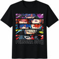 Atlus Persona 30th Protagonist Series Hero Line Up Cotton T-Shirt - Black