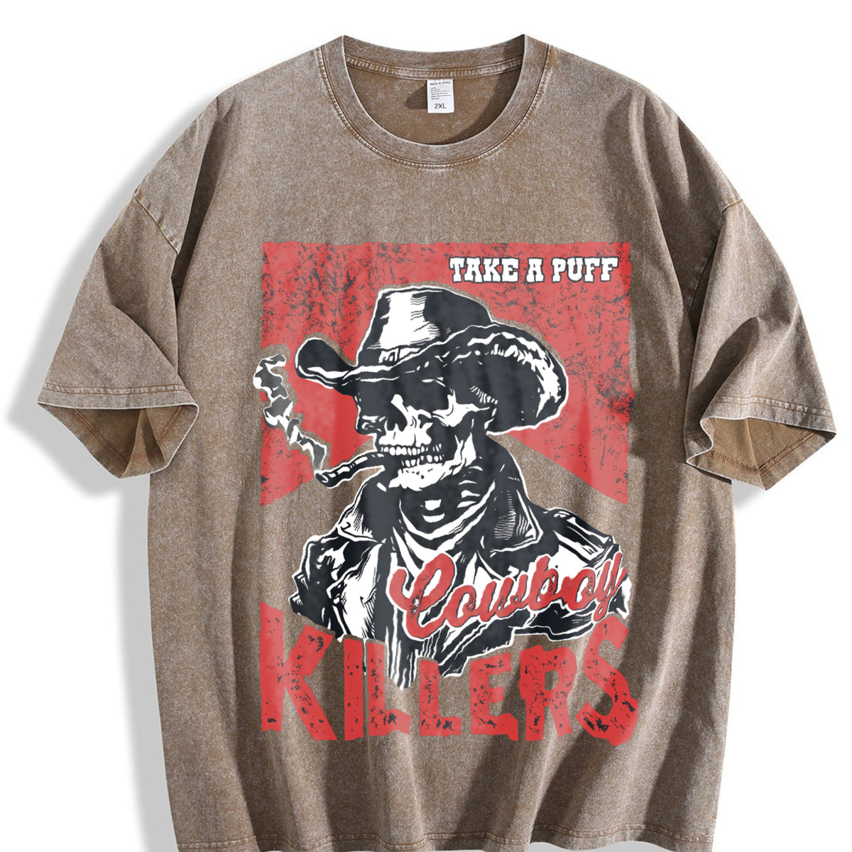 Popular Cowboy Killers 90s Vintage Washed T-Shirt - product view