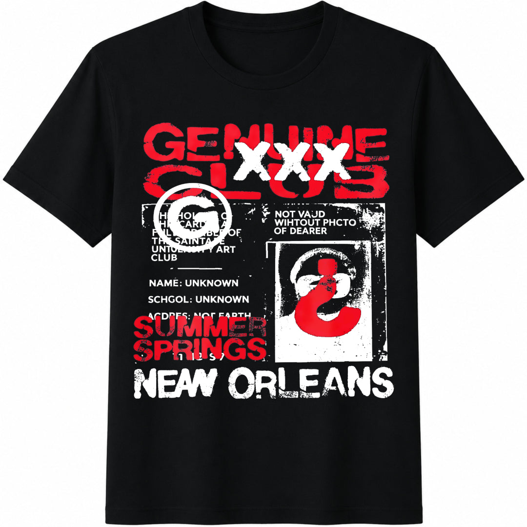 Clothes Cotton T-Shirt - Black