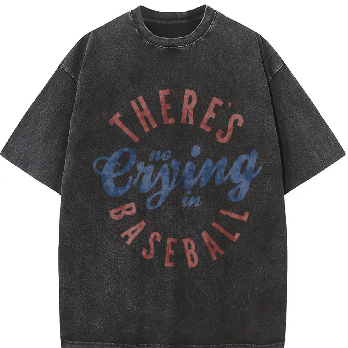 Baseball Tshirt, There’s No Crying in Baseball T-Shirts, Baseball Mom Shirt, Game Day Outfit, Trendy Shirt Top Womenswear Casual Streetwear Summer