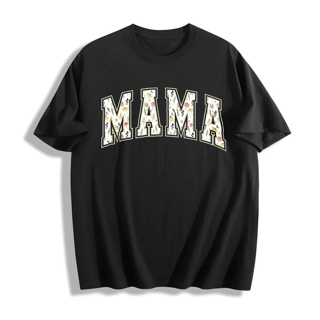 Floral Mama Cotton T-Shirt - product view