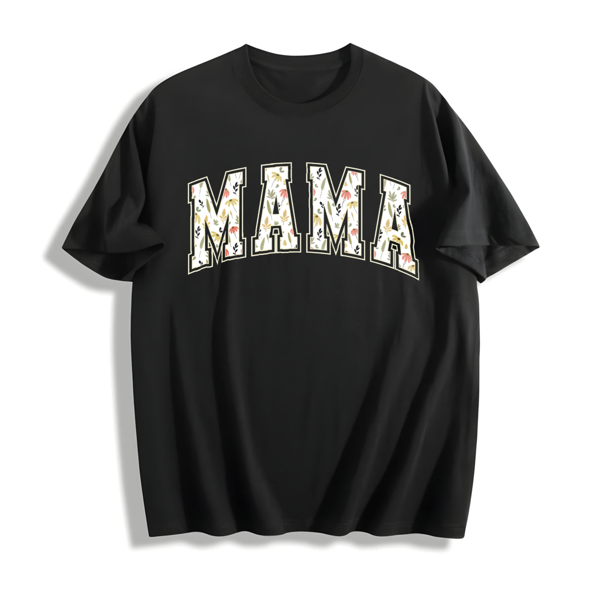 Floral Mama Cotton T-Shirt - product view