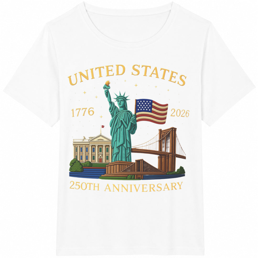 U S 250th Anniversary Edition Cotton T-Shirt - product view