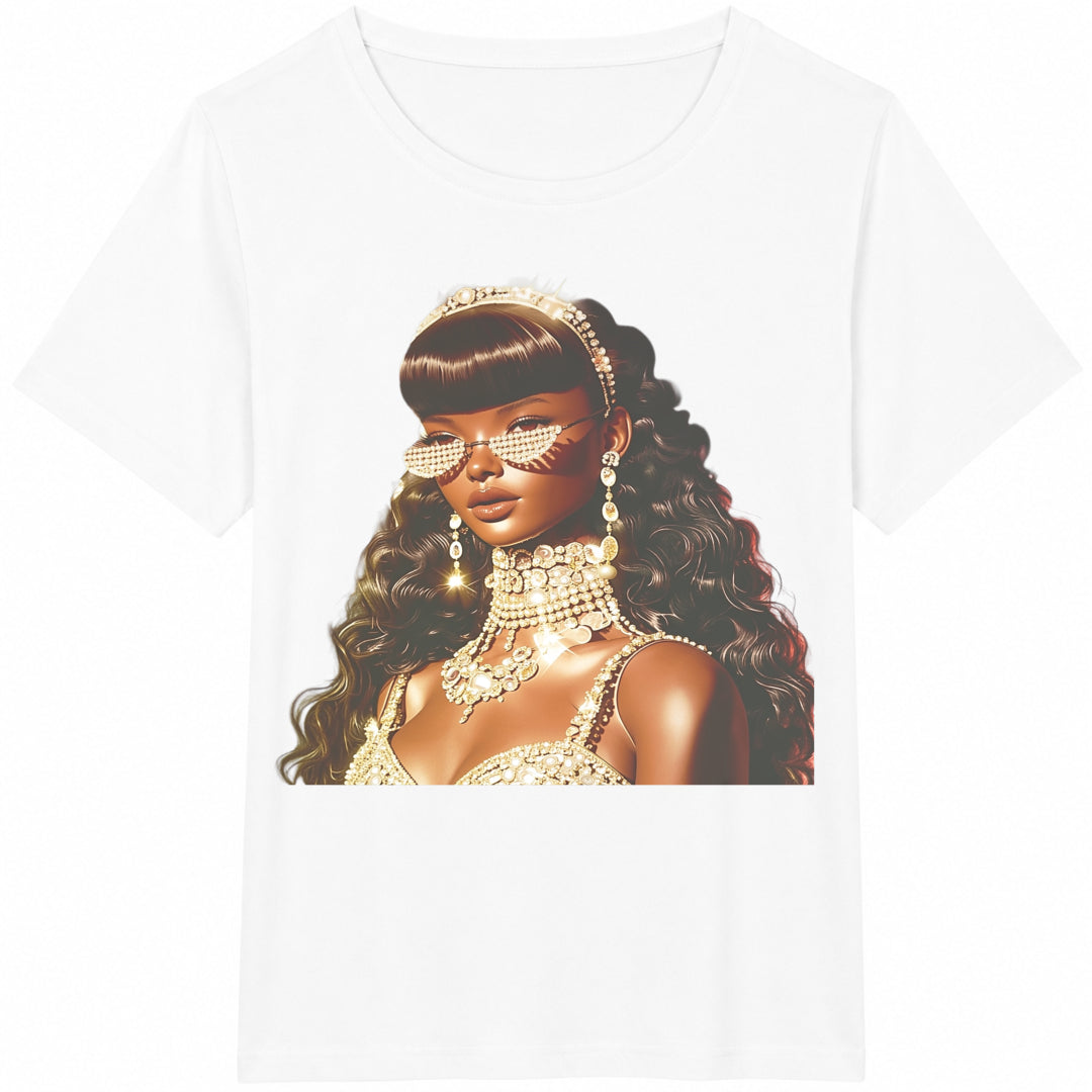 Funny And Quirky Doll Cotton T-Shirt - product view