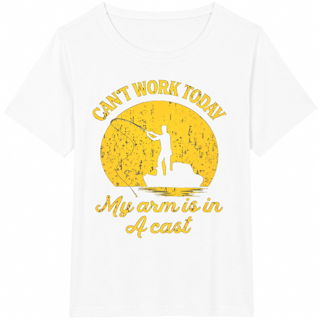 Funny Fishing Cotton T-Shirt - product view