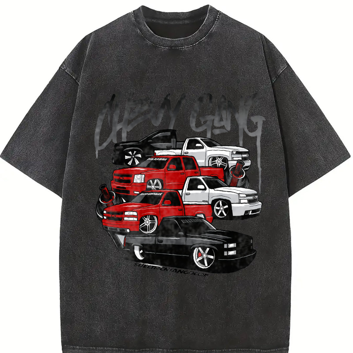 Chevy Gang Graphic T Shirt Chevy Silverado Men's Cotton Tee Old School Chevy Tee Truck Shirt Classic Chevy Truck Casual Menswear 4X6GFV Gift for Him
