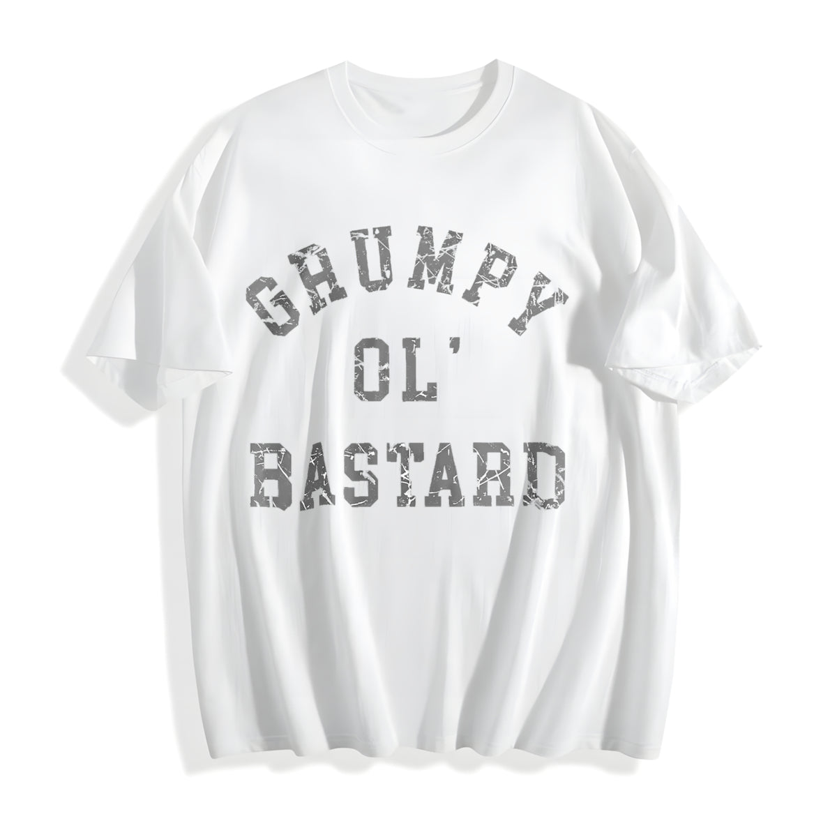 Grumpy Ol Bastard Funny Cranky Grouchy Old Joke For Guys Funny Cotton T-Shirt - product view