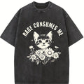 Comfort Colors Rage Consumes Me Tshirt, Cute Cat Meme T-Shirt, Cute T-Shirt, Trendy Tee, Women Favorite Top