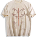 Bat Boys ACOTAR Vintage Washed T-Shirt - Beige