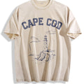 Cape Cod Vintage Washed T-Shirt - Beige
