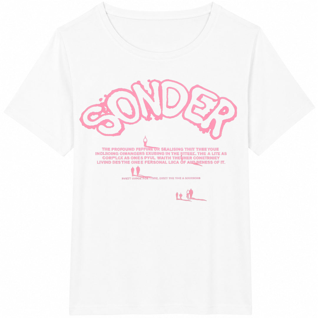 Sonder Thinking Figure Cotton T-Shirt - product view