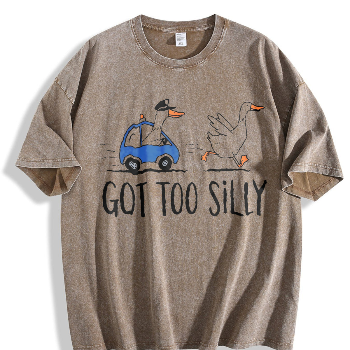 Got Too Silly Goose Matching Father & Son Vintage Washed T-Shirt - product view