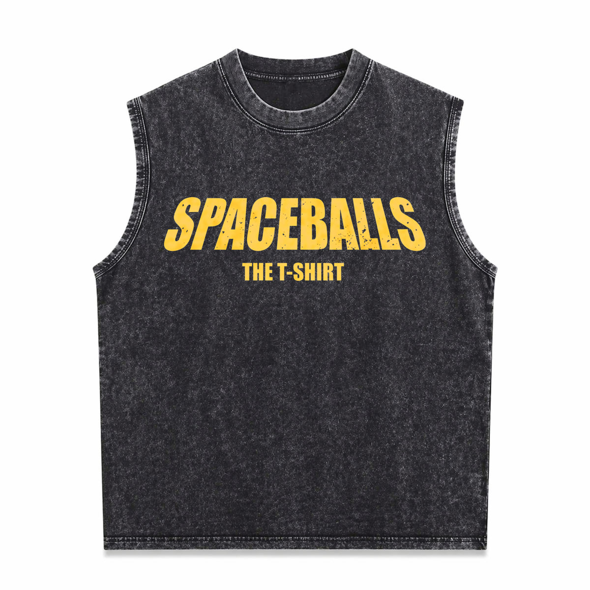 Spaceballs Movie - Classic Sci-fi Comedy Film Fan Men's Washed Tank Top - Black