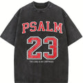 washed, classic letter size 23 printed T-shirt, high-quality wax printed cotton retro fashion brand T-shirt, suitable for summer T-shirt with a certain thickness, holiday gift