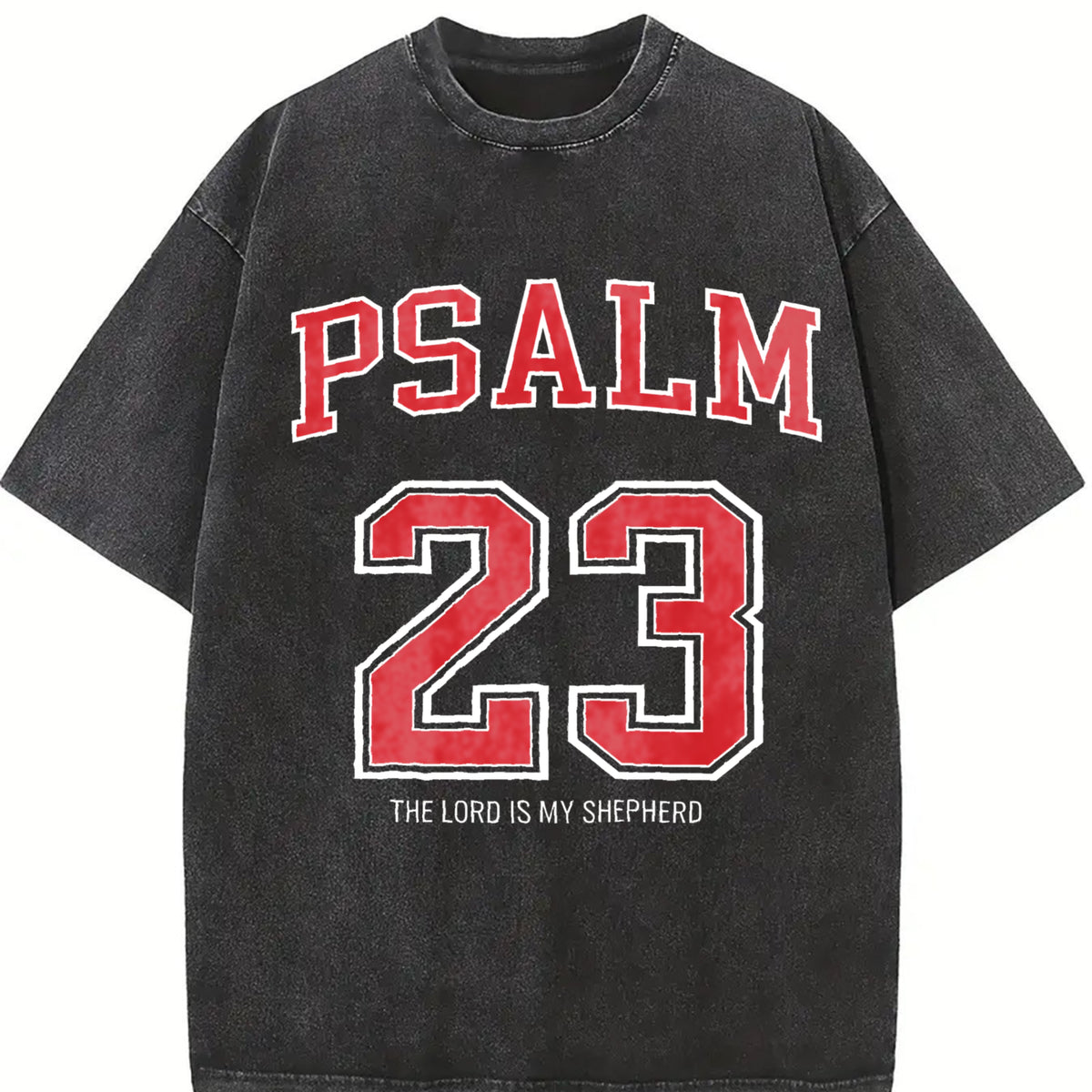 washed, classic letter size 23 printed T-shirt, high-quality wax printed cotton retro fashion brand T-shirt, suitable for summer T-shirt with a certain thickness, holiday gift