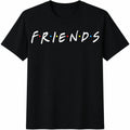 Friends Cotton T-Shirt - Black