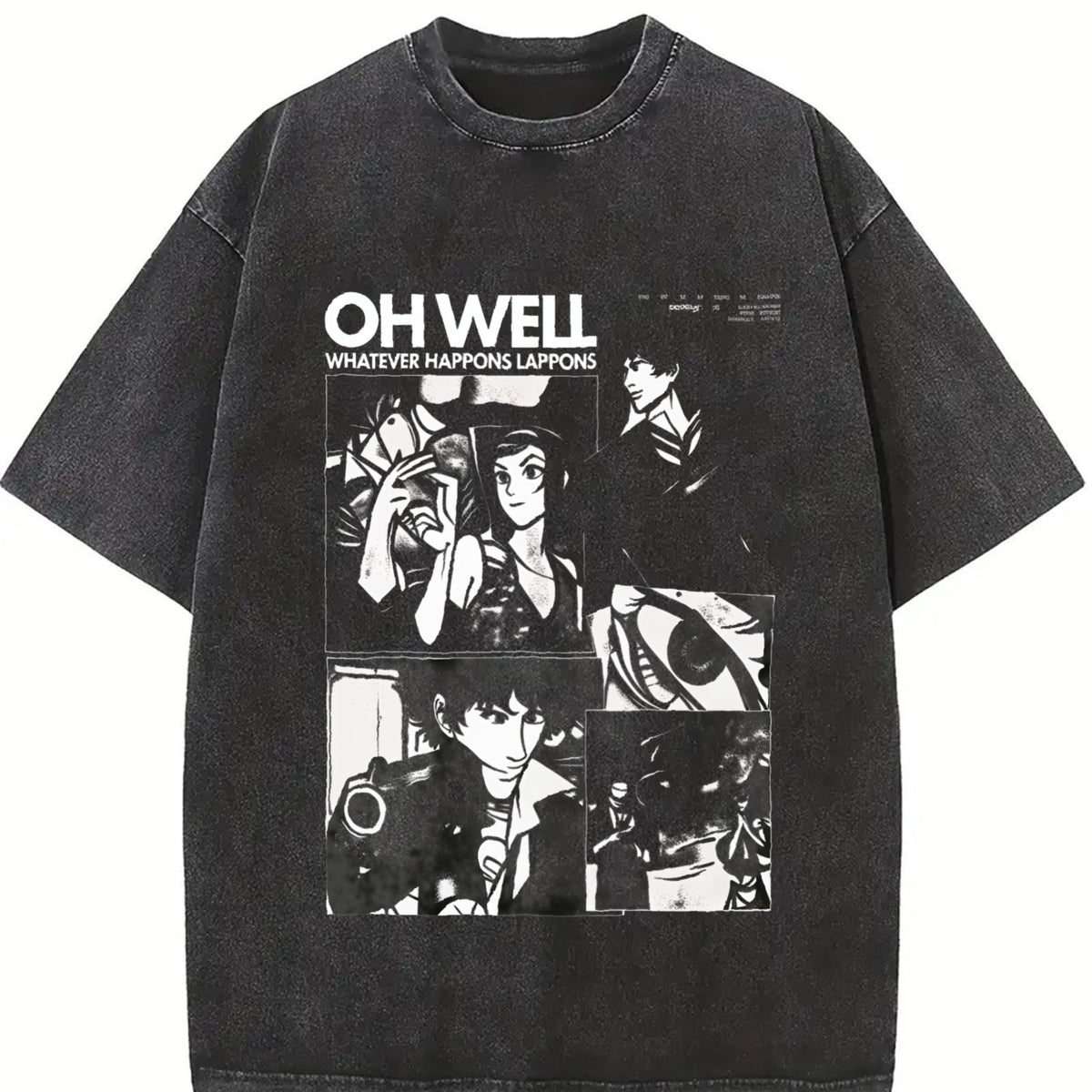 Cowboy Bebop Vintage Washed T-Shirt - product view