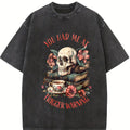 100% Cotton Unisex You Had Me At Trigger Warning Dark Romance Smutt Book Reader T-Shirt Casual Top