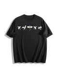 Fourth Wing Cotton T-Shirt - Black