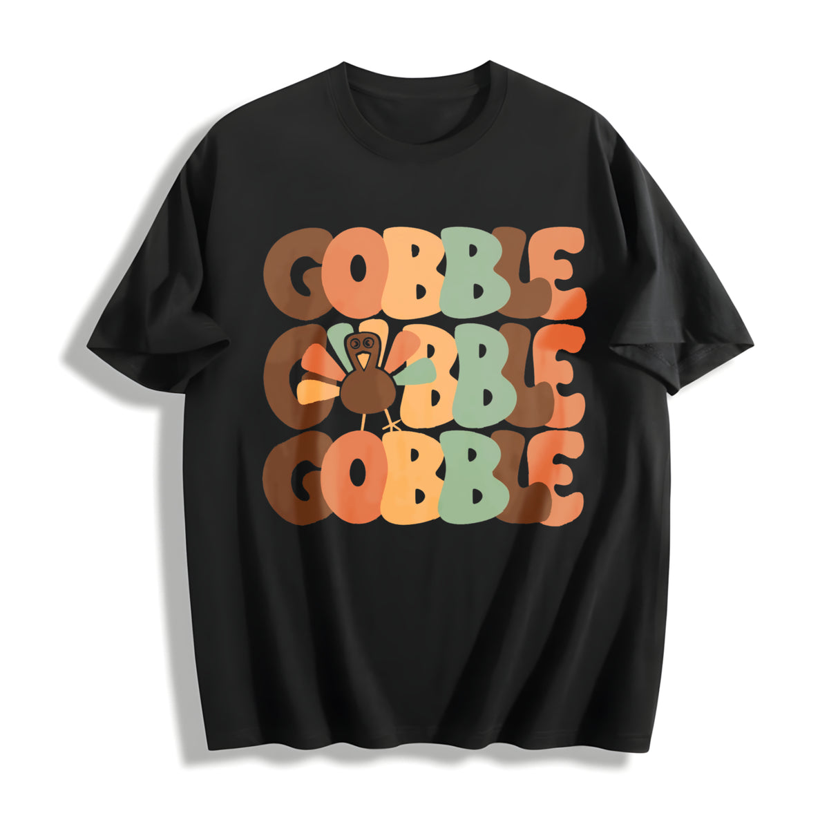 Directional 2024 Thanksgiving Cotton T-Shirt - Black