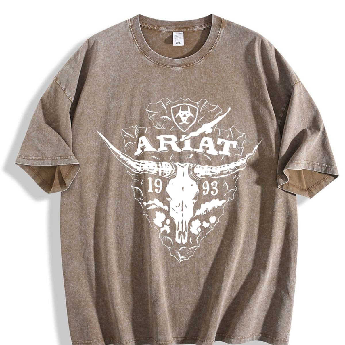 Ariat Bull Skull Vintage Washed T-Shirt - product view