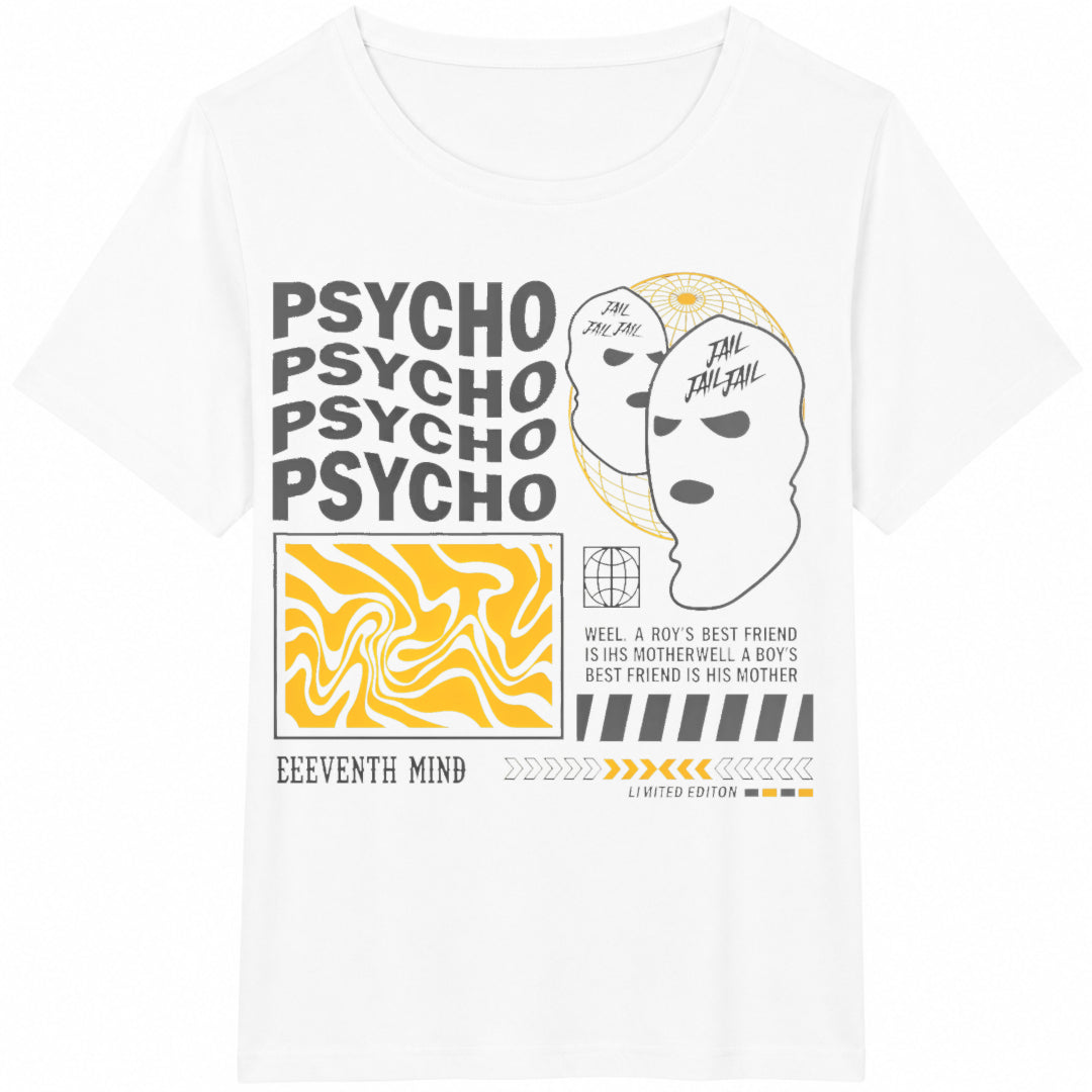 Psycho Cotton T-Shirt - product view