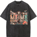 Western Mama Tshirt, Howdy Cowhide, Western Mom Shirt, Coquette Mama, Western Cow T-Shirt, Mothers Day, Mama Trendy