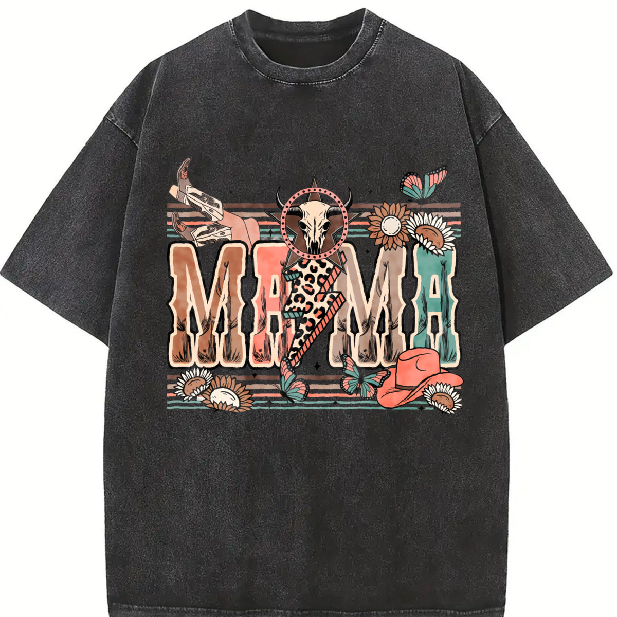 Western Mama Tshirt, Howdy Cowhide, Western Mom Shirt, Coquette Mama, Western Cow T-Shirt, Mothers Day, Mama Trendy
